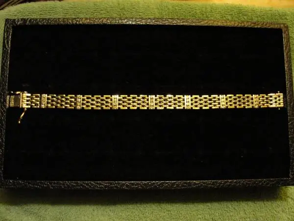 Bracelet 14K Gold & Diamonds