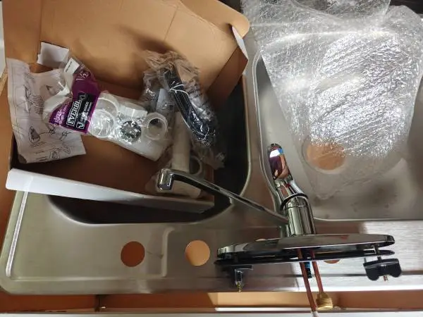 Brand New Utility/Kitchen Sink Cabinet Combo – Complete Setup
