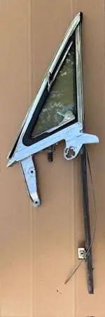 1964 1/2–1966 Ford Mustang left side vent window and frame