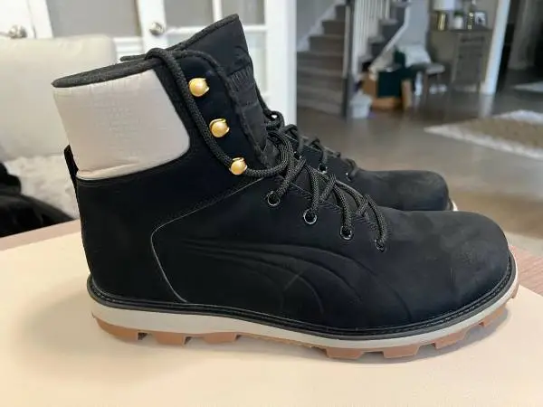 PUMA Desierto Boots Men Sz 11.5 Suede, Lined Traction