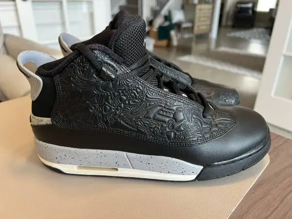 Nike Jordan Dub Zero Black / Grey Size 7Y Youth Womens 8.5 Oreo