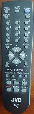 JVC TV Remote Control RM-C205