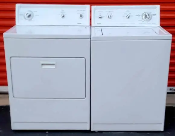 KENMORE WASHER AND DRYER SET WASHING MACHINE GAS DRYER EXCELLENT CONDI
