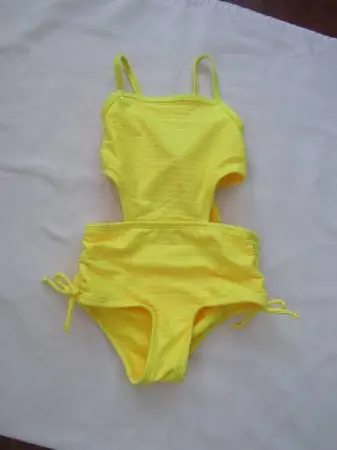 New Girls 3T Yellow Swimsuit