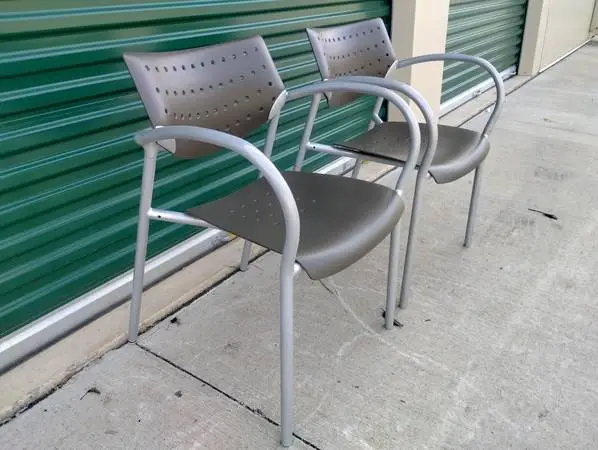 (2) Also Stackable Chairs by Keilhauer