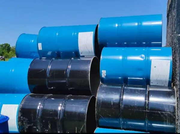 55 GALLON METAL OR PLASTIC BARRELS