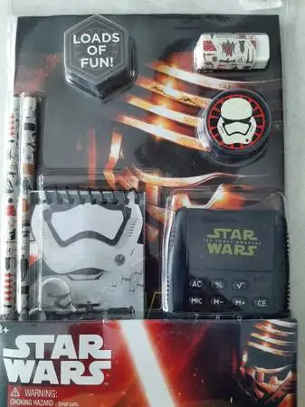 Star Wars calculator/school set (NEW), Halloween pencils & more --FUN!