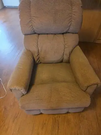 LAZBOY ROCKING RECLINER BROWN