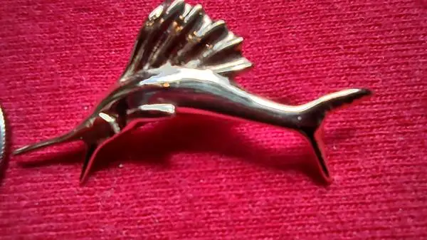 14K Gold Sailfish Charm/Pendant