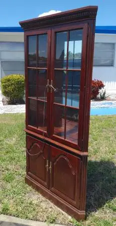 Traditional Corner Hutch Unit, Or Contemporary Hutch Unit
