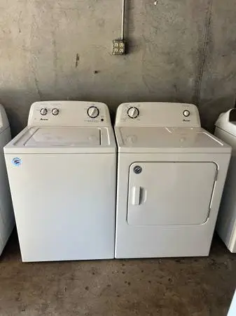 AMANA WASHER AND ELECTRIC DRYER