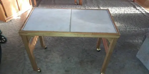 Oak Tile Top Table