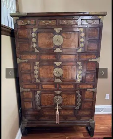 1800s antique furniture chest asian