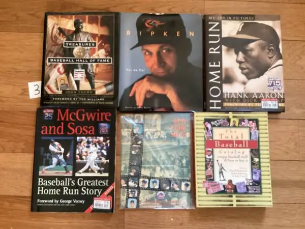 22 Vtg Baseball Books #3