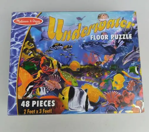 Melissa & Doug - Large UNDERWATER Floor Puzzle - 2 ft. by 3ft.