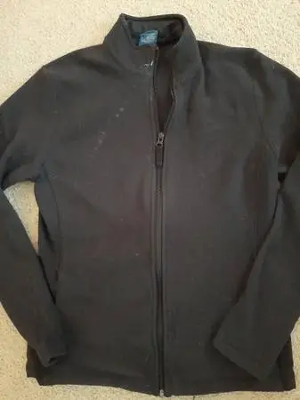 womens Reebok fleece zip-up jacket, medium, great condition
