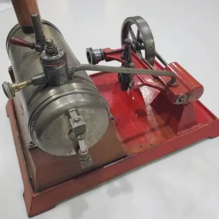 Vintage steam engine model