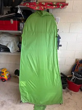 Camping Accessories Foldup Shower, Cooler, & Chair