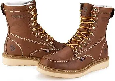 New in Box! $160 Soft Toe Work Boots, Mens size 9.5