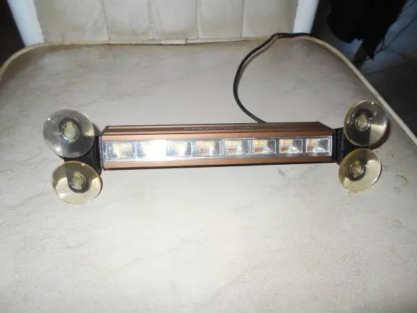 Dashboard LED Strobe Light ( Amber - White )