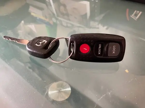 Mazda keyfob