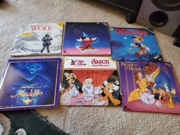Rare Disney laser discs collection