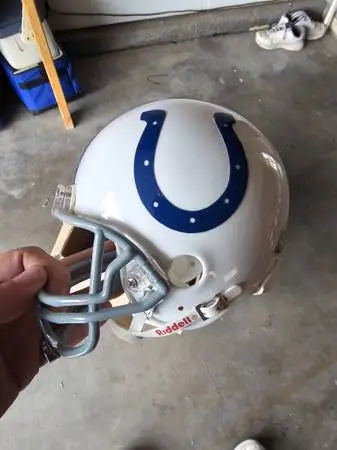 INDIANAPOLIS COLTS MINI NFL FOOTBALL HELMET by RIDDELL without box