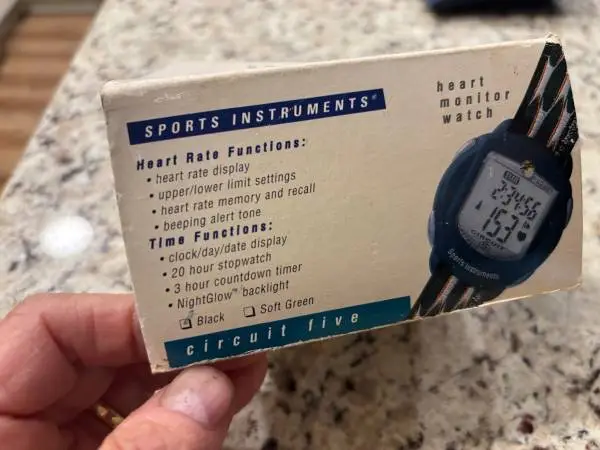Heart Monitor New Sports Instruments Circuit Five in box complete