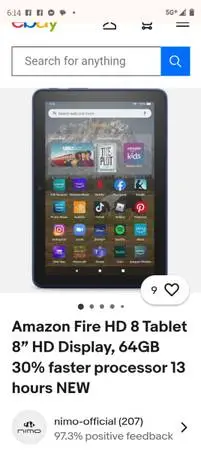 Brand New Amazon Fire HD 8 inch Tablet