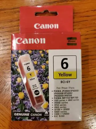 Canon 6 ink cartridges
