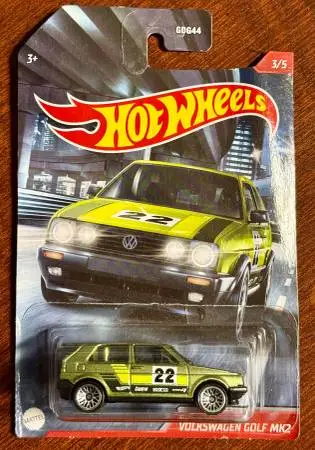 Hot Wheels Volkswagen Golf MK2 New on Card