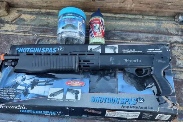 Franchi Shotgun Spas 12 Pump Airsoft with 4000 Rds