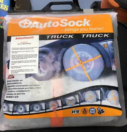 Brand new autosock-snowsock for truck and RVs