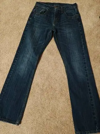 Mens/boys Levi Strauss 527 blue jeans size 29 x 32