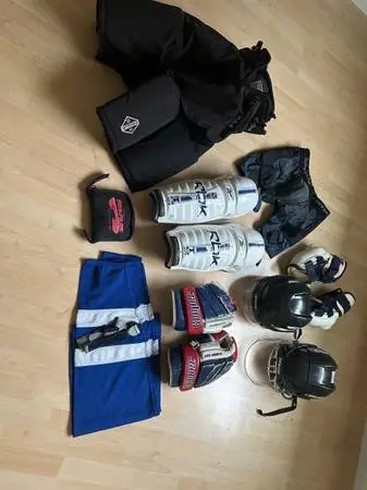 Adult hockey equipment