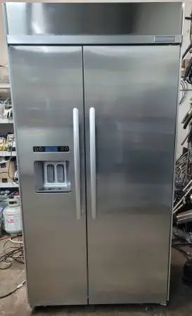 Kitchenaid 42 built in refrigerator, water and ice.