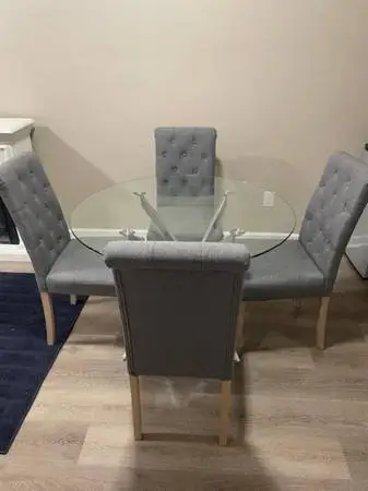 Coffee & Dining Tables & 4 Chairs; TV Stand; Stools; Couchs