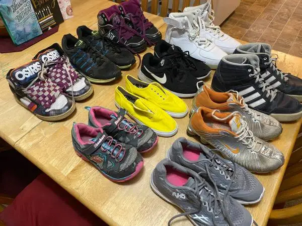 Tennishoes-running, cleats & vintage &other boots &shoes. New & used.