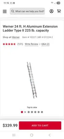 MULTIPLE USED LADDERS