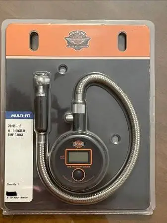 HARLEY-DAVIDSON 75158-10 DIGITAL TIRE GAUGE -- MOTORCYCLE & AUTOMOTIVE