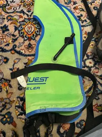 Adult med. snorkel vest new , waterproof phone watch bag one price all