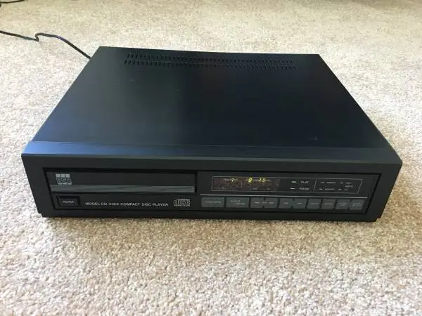 Vintage BSR CD-316X Compact Disc CD Player 1986 Stereo HiFi