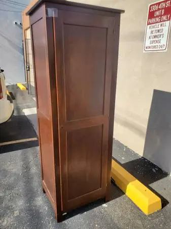 Vintage solid wood Clothing armoire