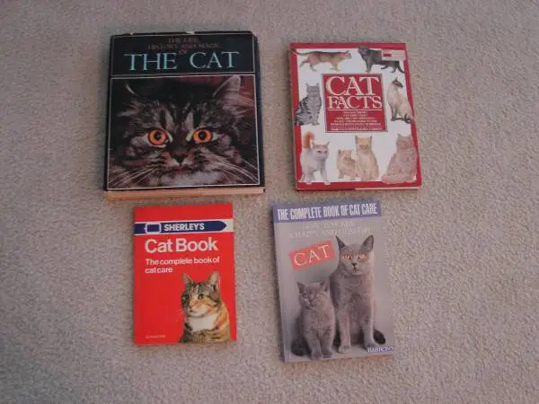 4 Cat Books $ 22.00