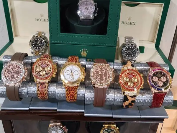 Watch and repair service For sale gold silver diamonds