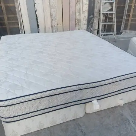 King double pillowtop mattress and box spring