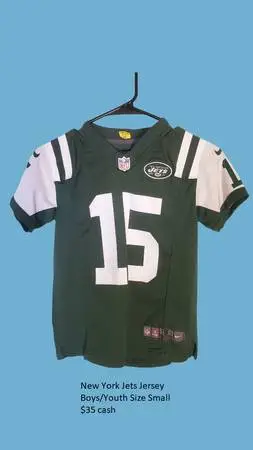 New York Jets Jersey - Tebow #15 - Boys Small Size