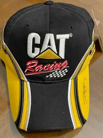 NASCAR CAT RACING David Blaney #22 Autographed Cap - CAT Rental - CAT