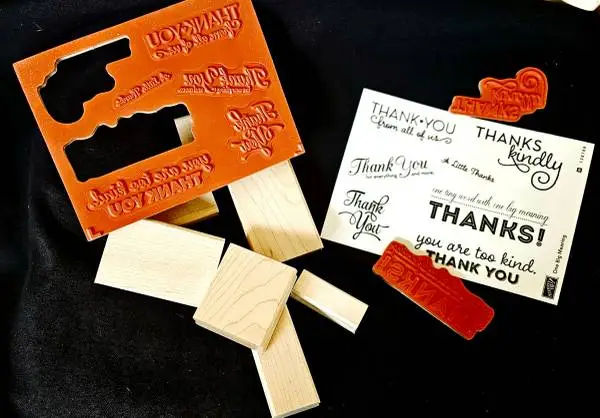 Stampin Up: One Big Meaning Rubber Stamp Set and Blocks