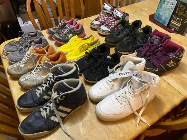 Tennishoes-running, cleats & vintage &other boots &shoes. New & used.